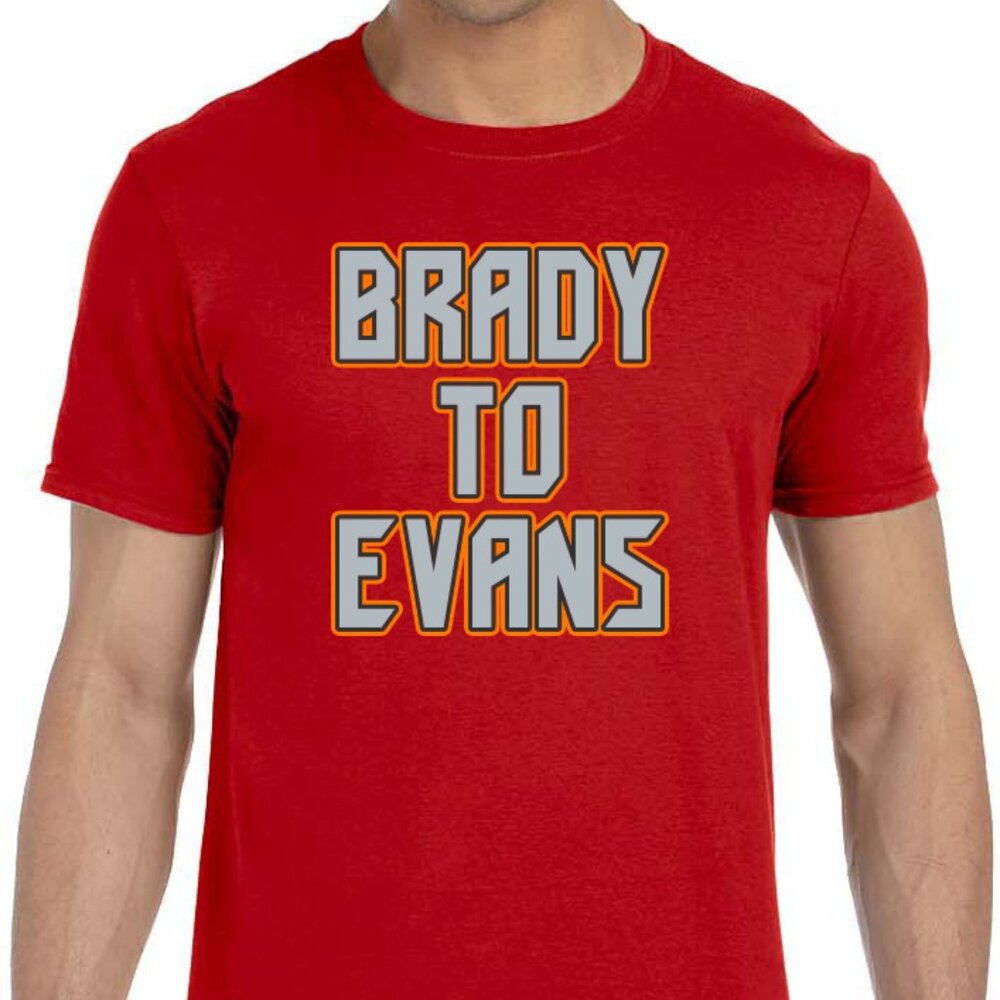 Tampa Bay Buccaneers Brady To Evans T-Shirt